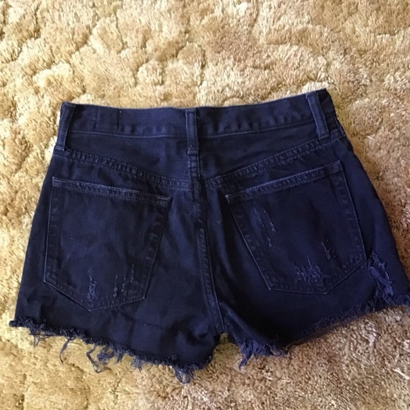 We the free Black distressed shorts - Picture 6 of 10